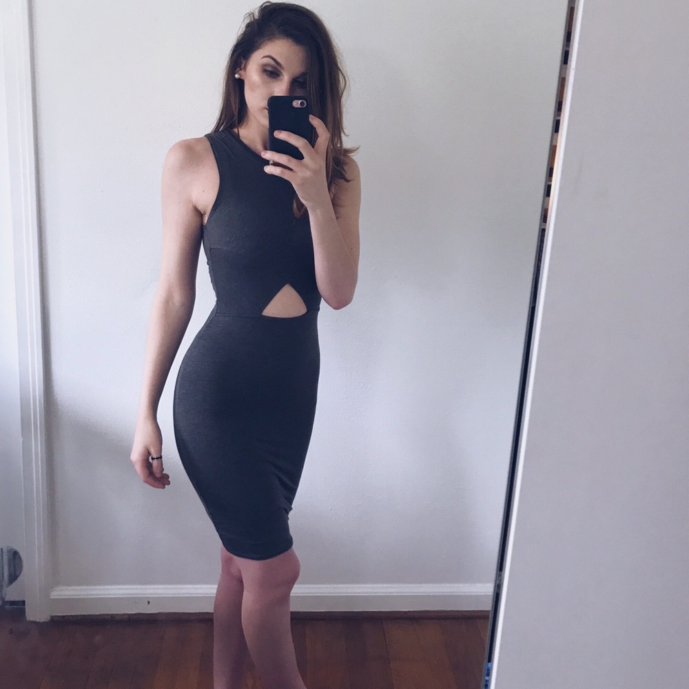 Charcoal‎ Dress
